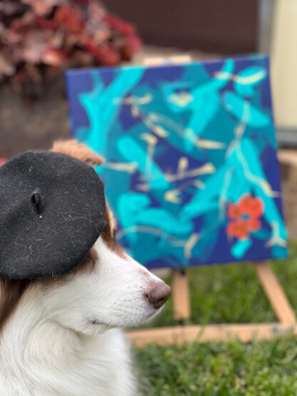 Painting dog Ivy Kite