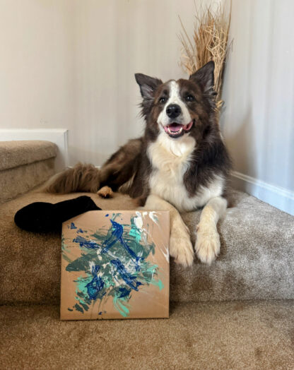 Ripple Effect by Leonard Lee 2025 Tripawds Dog Art Auction