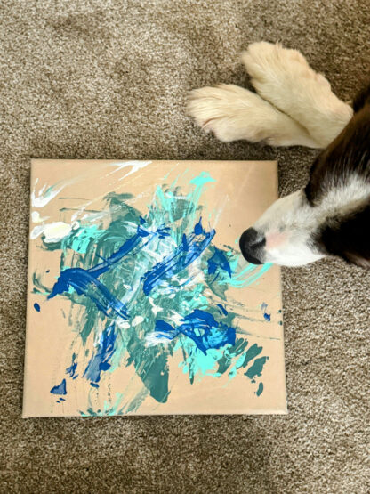 Ripple Effect by Leonard Lee 2025 Tripawds Dog Art Auction