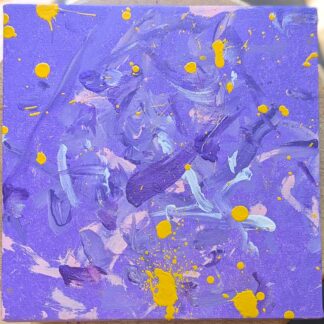 Lilacs on Spin Cycle by Kennie 2025 Tripawds Dog Art Auction