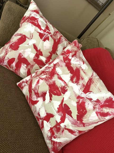 Candy Cane Cushions by Schultz